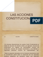 Acciones Constitucionales