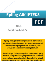 Epilog Aik Ipteks