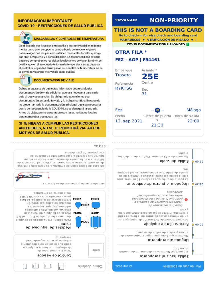 Boarding pass 2 pdf aviaci n transporte