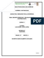 Reporte Derechos y Obligaciones Del Contribuyente (Prodecon)