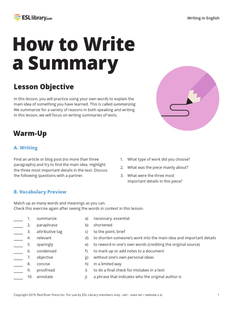 74 Summary Us Student Compressed | PDF | English As A Second Or Foreign ...