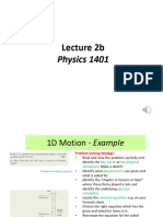 Microsoft PowerPoint - Physics 1401 Lecture 2b 