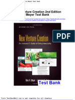 New Venture Creation 2nd Edition Meyer Test Bank