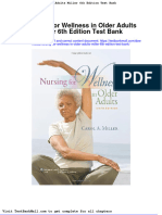 Nursing For Wellness in Older Adults Miller 6th Edition Test Bank