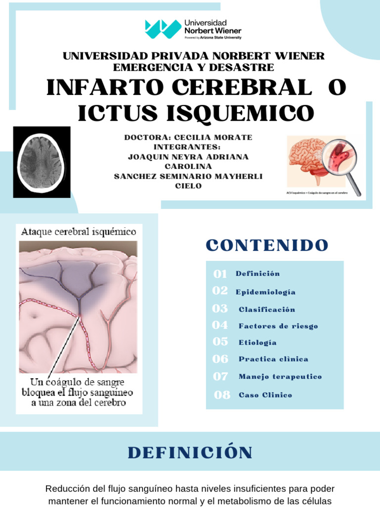 Zona de Penumbra Isquémica en Ictus | PDF | Carrera | Infarto de miocardio