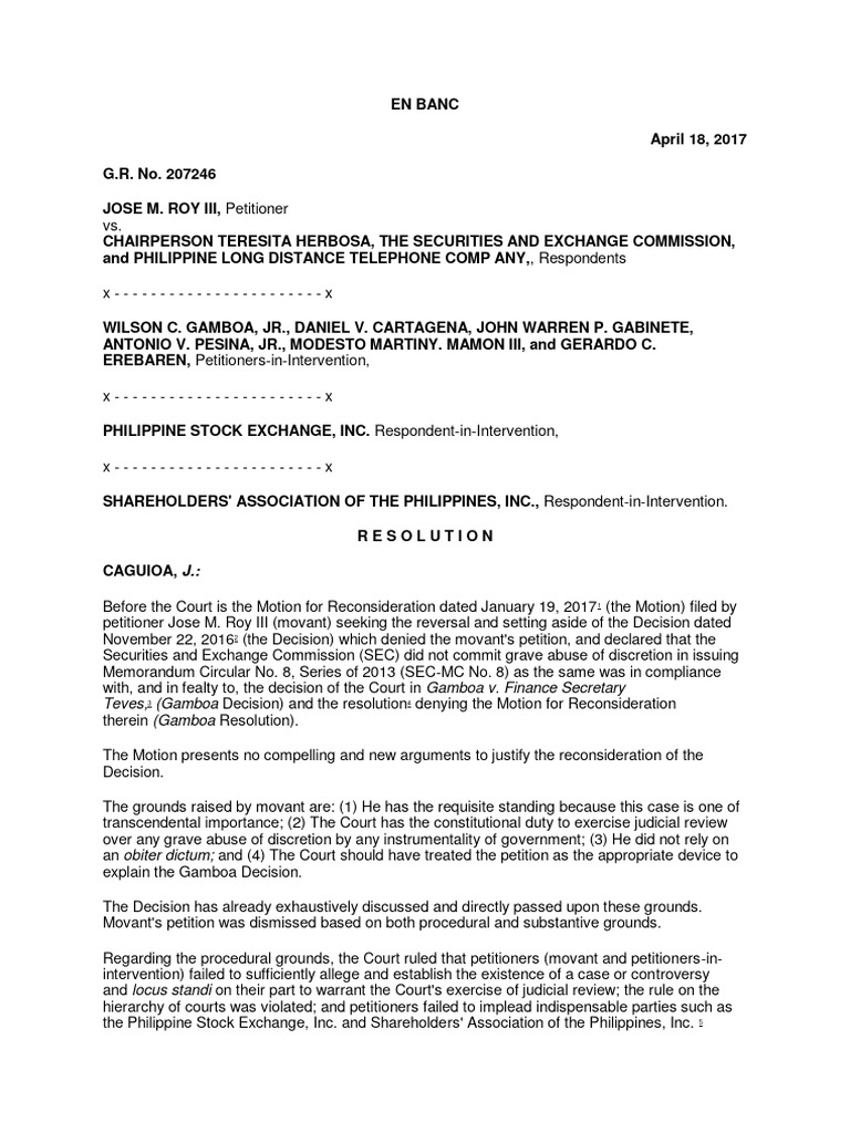 Roy iii v herbosa g r no 207246 22 november 2016 pdf stocks