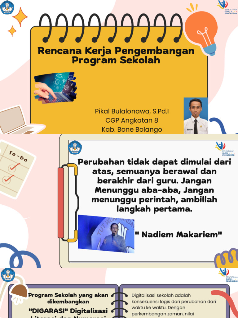 Rencana Program Digitalisasi Sekolah | PDF | Karier & Perkembangan