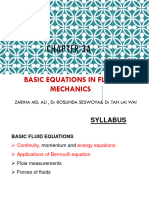 Chapter 3.1 - Basic Equations in Fluid Mechanics