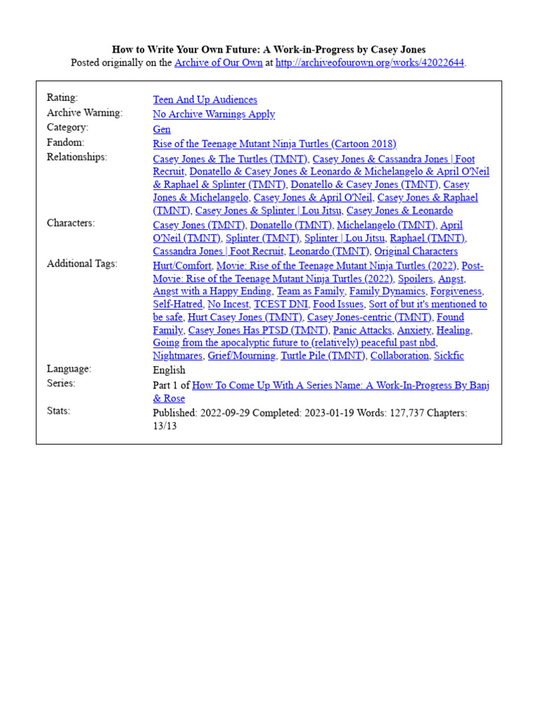 How To Write Your Own | PDF