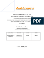 Informe Estadistico I SS