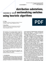 Planning of Distribution Substations, Feeders and Sectionalizing Switches Using Heuristic Algorit