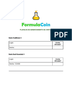 Planilha de Gerenciamento de Contas