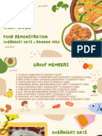 Green and Cream Illustration Let's Learn About Food Presentation