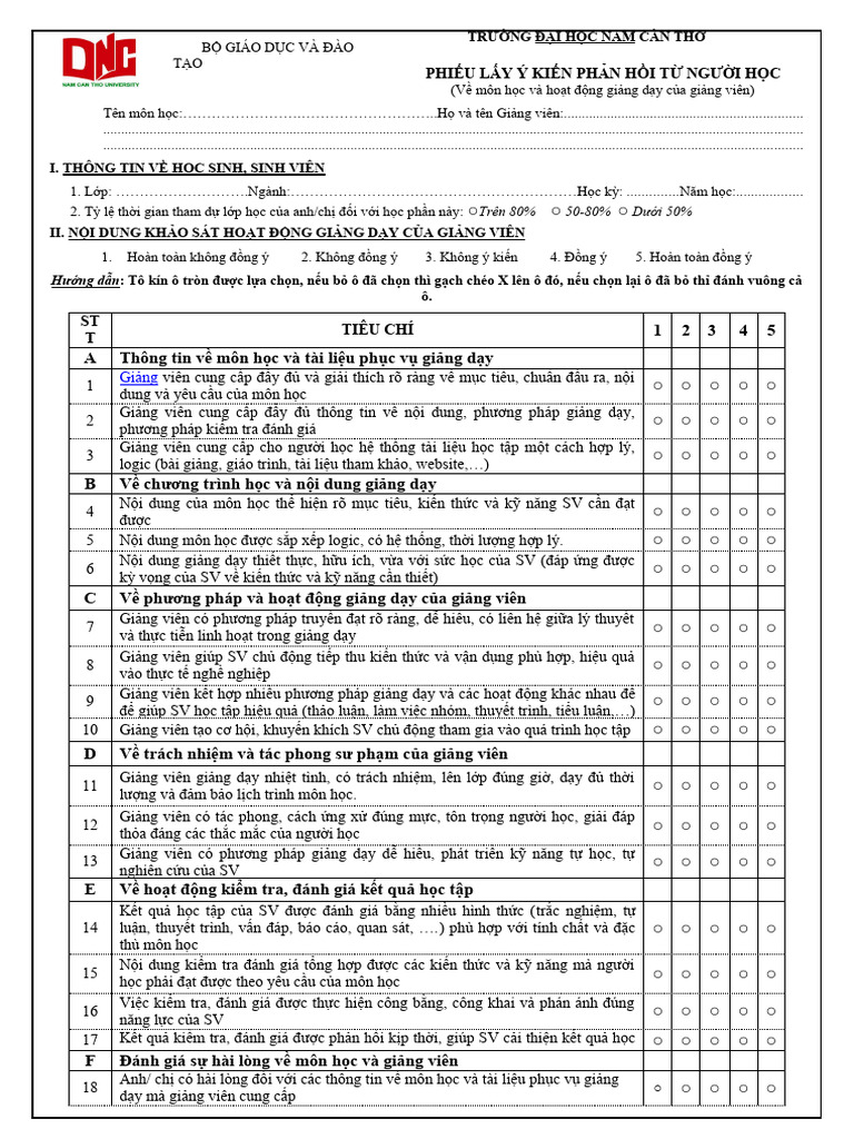  m u 1 phieu thu thap y kien sv ve day va hoc dnc pdf