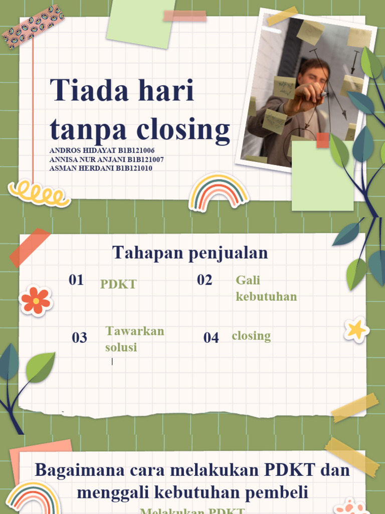 Teknik PDKT dan Closing Efektif | PDF | Karier & Perkembangan | Bisnis