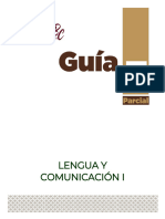Guía Estudio 3er. Parcial - Lengua y Comunicación I