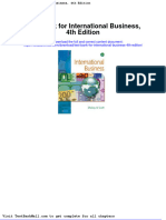 Test Bank For International Business 4th Edition
