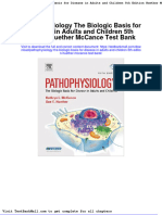 Pathophysiology The Biologic Basis For Disease in Adults and Children 5th Edition Huether Mccance Test Bank