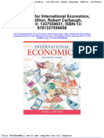 Test Bank For International Economics 17th Edition Robert Carbaugh Isbn 10 1337558931 Isbn 13 9781337558938