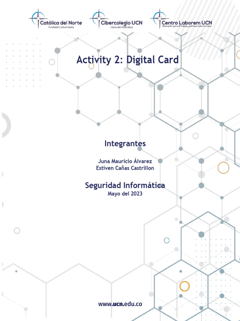 Activity 2 Digital Card PDF Authentication Identity Document