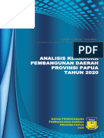 Analisis Kerangka Pembanguna Daerah Provinsi Papua Tahun 2020