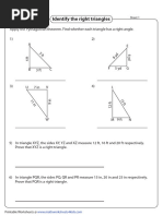 Identify Right Triangle 1