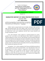 Narrative Report of Child Protection