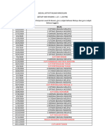 Jadual Aktiviti Nilam Mingguan