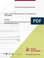 Modulo 1. Tema 3. Caracterizacion de Corrupcion El Caso Español