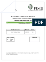 Alumbrado e Instalaciones Eléctricas: Periodo Escolar: Agosto-Diciembre 2023