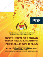 Instrumen Saringan Bahasa Melayu & Matematik Pemulihan Khas Dan BPPI