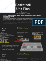 354 Basketball Unit Plan
