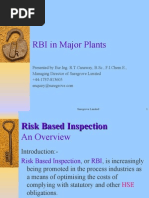 Risk Based Inspection