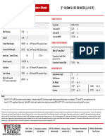 Drill Pipe Data & Performance Sheet: 5" 19.50# S-135 R2 NC50 (4-1/2 IF)