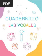 Cuadernillo de Vocales para Niños | PDF