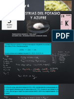 TEMA 5 y 6. INDUSTRIA DEL POTASIO Y AZUFRE