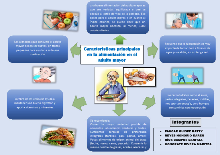 Alimentación Saludable en Adultos Mayores | PDF | Alimentos | Vegetales