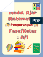 Modul Ajar Matematika Pengurangan