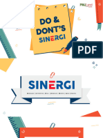 Do & Donts Perilaku Sinergi