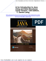 Test Bank For Introduction To Java Programming and Data Structures Comprehensive Version 12th Edition y Daniel Liang