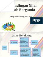 Perbandingan Nilai Tengah Berganda: Priska Wisudawaty, STP., Msi