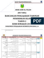 RPT Pendidikan Islam Tahun 2 Semakan KSSR