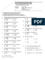 2023-2024 Semester 1 Pas MTK SDN Tangkil