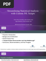 Streamlining Statistical Analysis With Custom JSL Scripts