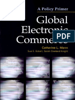 Global Electronic Commerce - A Policy Primer (2000) Catherine L. Mann