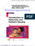 Test Bank For Introduction To Maternity and Pediatric Nursing 7th Edition Gloria Leifer