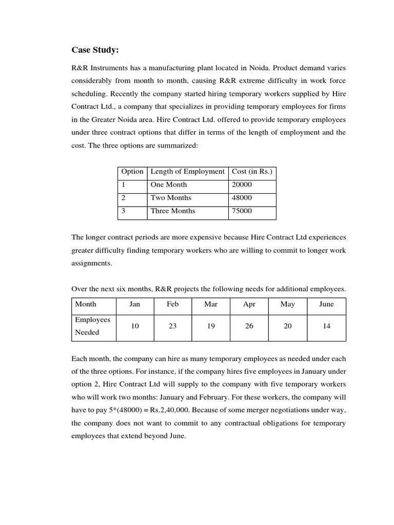 Case study formulation of lpp pdf employment temporary work