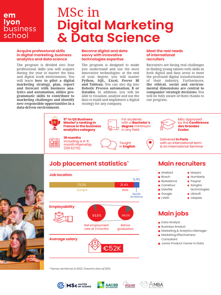 MSc in Digital Marketing & Data | PDF | Analytics | Digital Marketing