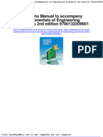 Download Solutions Manual to Accompany Fundamentals of Engineering Economics 2nd Edition 9780132209601
