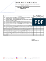 Form Monitoring Sterilisasi Alat